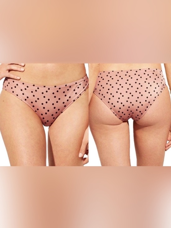 Shade & Shore Other - Shade & Shore Polka Dot Cheeky Bikini Bottoms Small NWOT